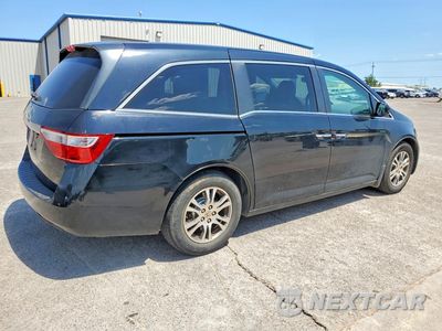 Trzecie zdjęcie samochodu z tyłu: 2013 HONDA ODYSSEY EX VIN:5FNRL5H42DB016002 - miniatura
