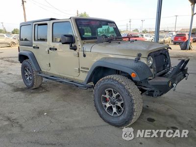 Czwarte zdjęcie samochodu z boku: 2017 JEEP WRANGLER UNLIMITED SPORT VIN:1C4BJWDG1HL597802 - miniatura
