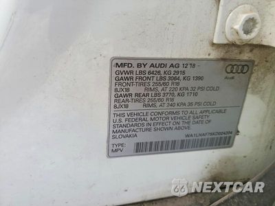 Zdjęcie 13 z 13 samochodu: 2019 AUDI Q7 PREMIUM PLUS/SE PREMIUM PLUS VIN:WA1LHAF75KD024204 - miniatura