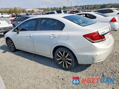 Drugie zdjęcie samochodu z przodu: 2015 HONDA CIVIC EXL VIN:19XFB2F95FE244667 - miniatura