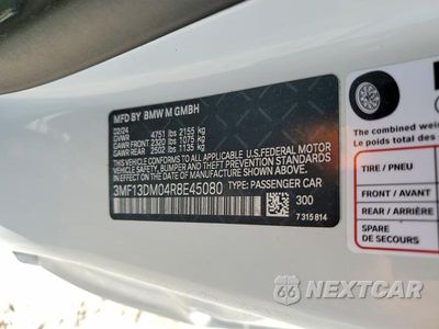 Zdjęcie 12 z 12 samochodu: 2024 BMW M2 VIN:3MF13DM04R8E45080 - miniatura