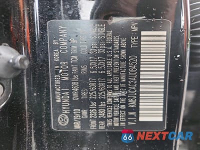 Zdjęcie 14 z 14 samochodu: 2010 HYUNDAI TUCSON GLS VIN:KM8JUCAC3AU084520 - miniatura