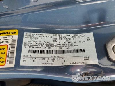 Zdjęcie 12 z 12 samochodu: 2024 FORD RANGER XLT VIN:1FTER4HH0RLE51857 - miniatura
