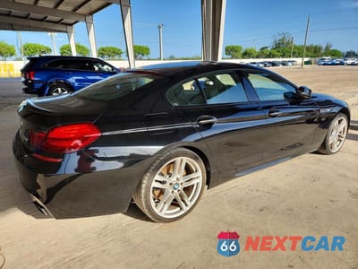 Trzecie zdjęcie samochodu z tyłu: 2017 BMW 650 I GRAN COUPE VIN:WBA6D4C51HD977601 - miniatura