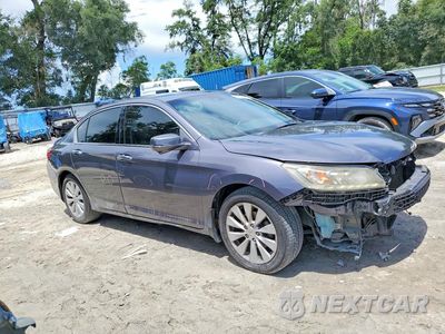 Czwarte zdjęcie samochodu z boku: 2015 HONDA ACCORD TOURING VIN:1HGCR3F90FA003754 - miniatura