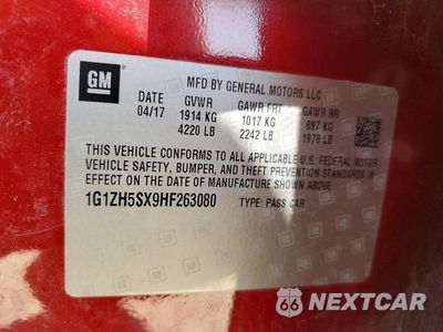 Zdjęcie 12 z 12 samochodu: 2017 CHEVROLET MALIBU VIN:1G1ZH5SX9HF263080 - miniatura