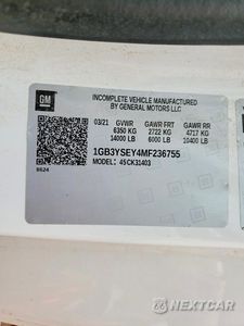 Zdjęcie 12 z 12 samochodu: 2021 CHEVROLET SILVERADO BOX TRUCK VIN:1GB3YSEY4MF236755 - miniatura