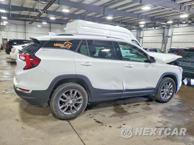 Trzecie zdjęcie samochodu z tyłu: 2024 GMC TERRAIN SLT VIN:3GKALVEG1RL201389 - miniatura