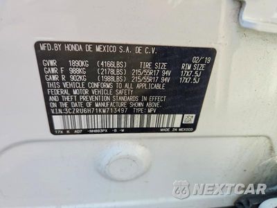 Zdjęcie 13 z 13 samochodu: 2019 HONDA HR-V EXL VIN:3CZRU6H71KM713497 - miniatura