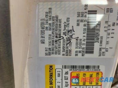 Zdjęcie 12 z 12 samochodu: 2018 FORD FUSION TITANIUM/PLATINUM VIN:3FA6P0D91JR123859 - miniatura