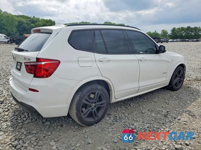 Trzecie zdjęcie samochodu z tyłu: 2013 BMW X3 XDRIVE35I VIN:5UXWX7C59DL978120 - miniatura