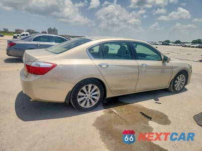 Trzecie zdjęcie samochodu z tyłu: 2014 HONDA ACCORD EXL VIN:1HGCR2F84EA058370 - miniatura