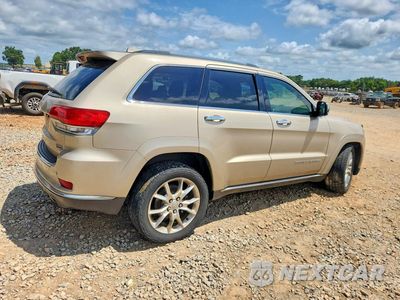Trzecie zdjęcie samochodu z tyłu: 2014 JEEP GRAND CHEROKEE SUMMIT VIN:1C4RJEJT2EC359592 - miniatura