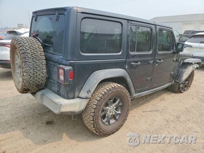Trzecie zdjęcie samochodu z tyłu: 2021 JEEP WRANGLER UNLIMITED SPORT VIN:1C4HJXDG8MW646681 - miniatura
