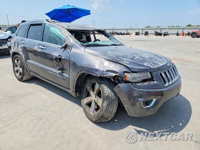 Czwarte zdjęcie samochodu z boku: 2014 JEEP GRAND CHEROKEE OVERLAND VIN:1C4RJFCTXEC137529 - miniatura