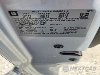 Zdjęcie 13 z 13 samochodu: 2011 GMC ACADIA DENALI VIN:1GKKRTED6BJ319447 - miniatura