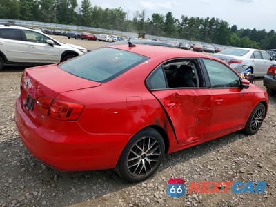 Trzecie zdjęcie samochodu z tyłu: 2014 VOLKSWAGEN JETTA SE VIN:3VWD17AJ4EM283647 - miniatura
