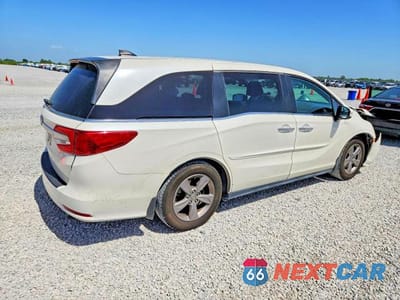 Trzecie zdjęcie samochodu z tyłu: 2019 HONDA ODYSSEY EXL VIN:5FNRL6H73KB115165 - miniatura