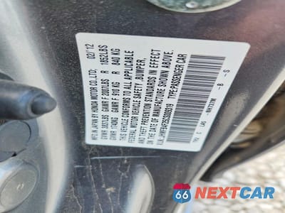 Zdjęcie 12 z 12 samochodu: 2012 HONDA CIVIC HYBRID VIN:JHMFB4F25CS009319 - miniatura