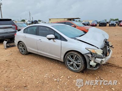 Czwarte zdjęcie samochodu z boku: 2015 HONDA CIVIC EX VIN:19XFB2F86FE028916 - miniatura