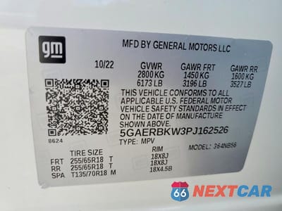 Zdjęcie 13 z 13 samochodu: 2023 BUICK ENCLAVE ESSENCE VIN:5GAERBKW3PJ162526 - miniatura
