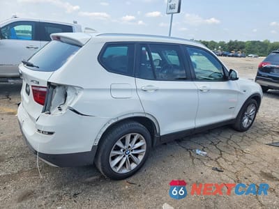 Trzecie zdjęcie samochodu z tyłu: 2017 BMW X3 SDRIVE28I VIN:5UXWZ7C57H0V85766 - miniatura