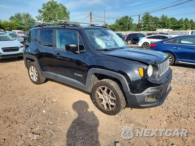 Czwarte zdjęcie samochodu z boku: 2016 JEEP RENEGADE LATITUDE VIN:ZACCJBBT3GPD93686 - miniatura