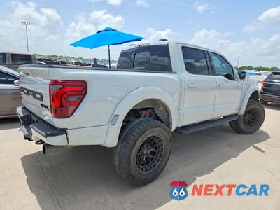 Trzecie zdjęcie samochodu z tyłu: 2024 FORD F150 RAPTOR VIN:1FTFW1RG2RFB68103 - miniatura
