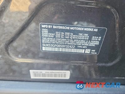 Zdjęcie 14 z 14 samochodu: 2025 BMW X3 30 XDRIVE VIN:5UX53GP08S9Y32422 - miniatura