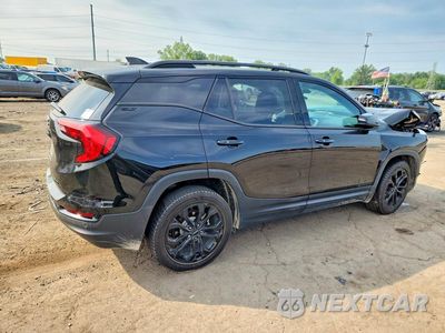 Trzecie zdjęcie samochodu z tyłu: 2019 GMC TERRAIN SLT VIN:3GKALVEVXKL361730 - miniatura