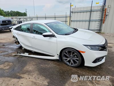 Czwarte zdjęcie samochodu z boku: 2019 HONDA CIVIC SPORT VIN:19XFC2F81KE011545 - miniatura