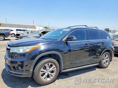 2015 TOYOTA HIGHLANDER XLE 5TDKKRFH4FS106221 - główne zdjęcie licytacji z USA - miniatura