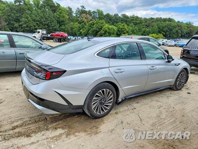 Trzecie zdjęcie samochodu z tyłu: 2024 HYUNDAI SONATA HYBRID SEL VIN:KMHL34JJXRA102024 - miniatura