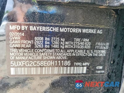 Zdjęcie 13 z 13 samochodu: 2014 BMW X6 XDRIVE35I VIN:5UXFG2C58E0H11186 - miniatura