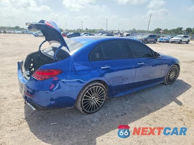 Trzecie zdjęcie samochodu z tyłu: 2023 MERCEDES-BENZ C 300 VIN:W1KAF4GB9PR149410 - miniatura