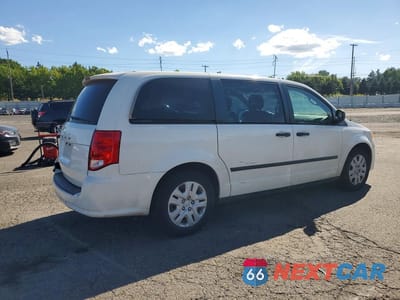 Trzecie zdjęcie samochodu z tyłu: 2013 DODGE GRAND CARAVAN SE VIN:2C4RDGBG2DR756486 - miniatura