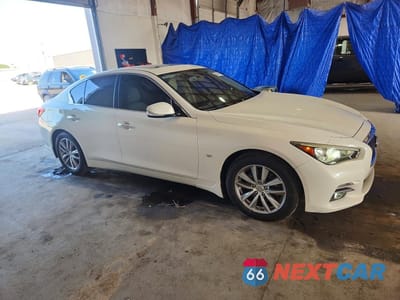 Czwarte zdjęcie samochodu z boku: 2015 INFINITI Q50 VIN:JN1BV7AR0FM394586 - miniatura