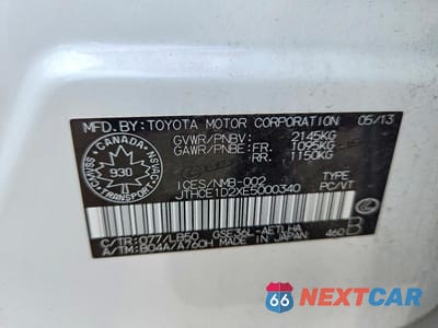 Zdjęcie 12 z 12 samochodu: 2014 LEXUS IS 350 VIN:JTHCE1D2XE5000340 - miniatura