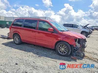 Czwarte zdjęcie samochodu z boku: 2014 DODGE GRAND CARAVAN SXT VIN:2C4RDGCG6ER341896 - miniatura