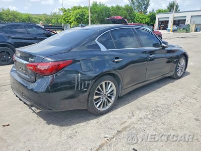 Trzecie zdjęcie samochodu z tyłu: 2016 INFINITI Q50 3.0T PREMIUM VIN:JN1EV7AP9GM555403 - miniatura