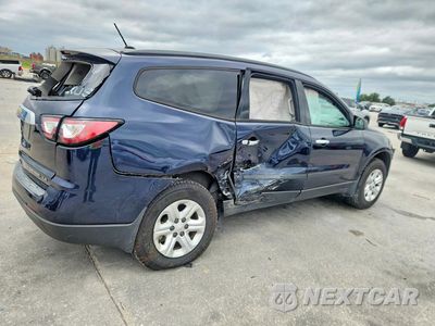 Trzecie zdjęcie samochodu z tyłu: 2015 CHEVROLET TRAVERSE LS VIN:1GNKRFED0FJ388709 - miniatura