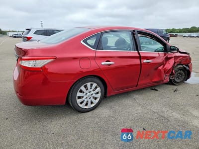 Trzecie zdjęcie samochodu z tyłu: 2014 NISSAN SENTRA S VIN:3N1AB7AP8EY241534 - miniatura