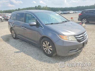 Czwarte zdjęcie samochodu z boku: 2016 HONDA ODYSSEY EXL VIN:5FNRL5H66GB147035 - miniatura