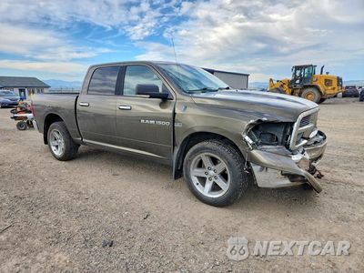 Czwarte zdjęcie samochodu z boku: 2012 DODGE RAM 1500 SLT VIN:1C6RD7LT8CS308821 - miniatura