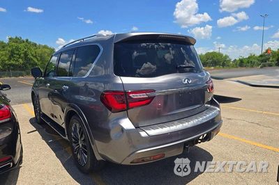 Trzecie zdjęcie samochodu z tyłu: 2021 INFINITI QX80 PREMIUM SELECT VIN:JN8AZ2AF3M9720407 - miniatura