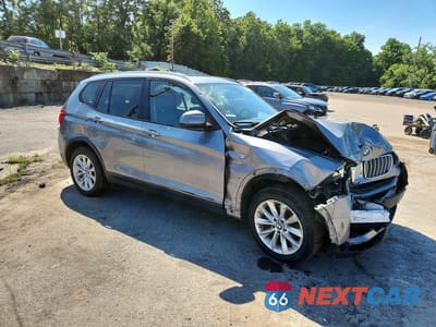 Czwarte zdjęcie samochodu z boku: 2015 BMW X3 XDRIVE28I VIN:5UXWX9C57F0D52195 - miniatura