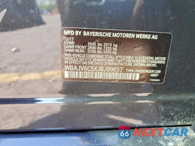 Zdjęcie 13 z 13 samochodu: 2018 BMW 640 XIGT VIN:WBAJV6C5XJBJ99657 - miniatura