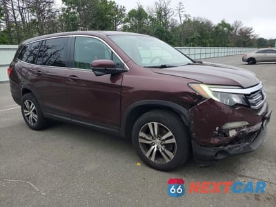 Czwarte zdjęcie samochodu z boku: 2016 HONDA PILOT EX VIN:5FNYF6H36GB103518 - miniatura