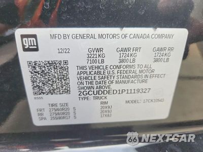 Zdjęcie 13 z 13 samochodu: 2023 CHEVROLET SILVERADO K1500 LT VIN:2GCUDDED1P1119327 - miniatura