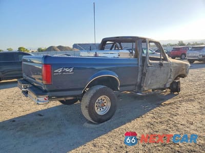 Trzecie zdjęcie samochodu z tyłu: 1992 FORD F150 VIN:1FTEF14H7NPA24983 - miniatura